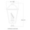 Z-Lite Talbot 4 Light Outdoor Pier Mounted Fixture, Oil Rubbed Bronze And Seedy 579PHXLXR-533PM-ORB - alternate 5